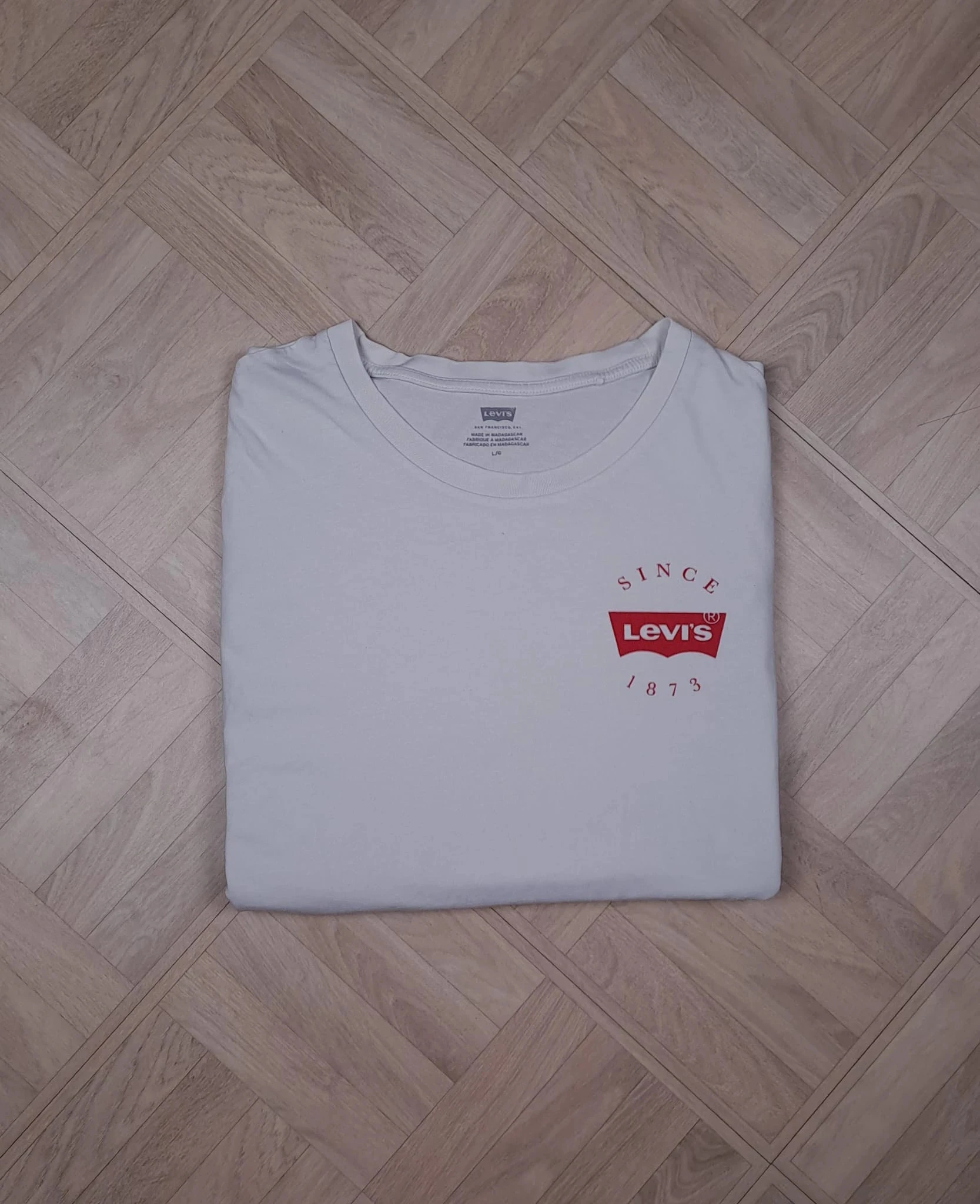 T-shirt / Levi's / White / Size L / Women / Logo Since 1873 – photo 3